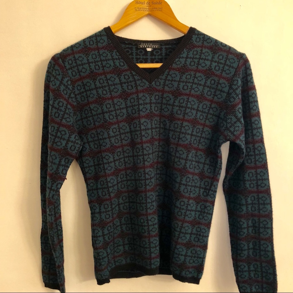Laura Urbinati 100% merino wool sweater,  no itch
